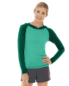 Ariel Roll Sleeve Sweatshirt-M-Green